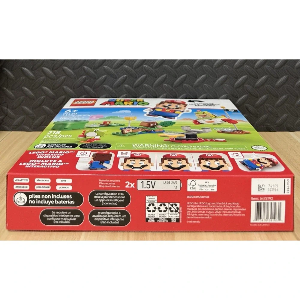 LEGO Super Mario 71439 Adventures with Interactive LEGO Mario NEW In Box
